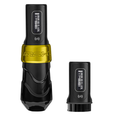 FK Irons Flux Max Gold Stealth 4.0mm Stroke Çift Bataryalı Kablosuz Dövme Makinesi