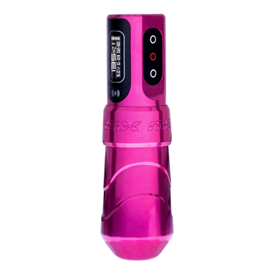 FK Irons Flux Max Bubblegum 4.0mm Stroke Çift Bataryalı Kablosuz Dövme Makinesi