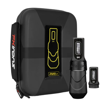 FK Irons Flux Max Black Ops 4.0 mm Stroke Çift Bataryalı Kablosuz Dövme Makinesi