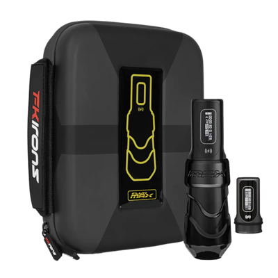 FK Irons Flux Max Stealth 4.5mm Stroke Çift Bataryalı Kablosuz Dövme Makinesi