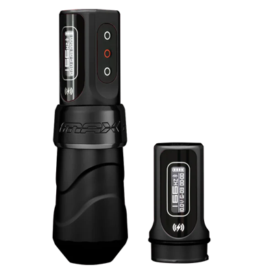 FK Irons Flux Max Black Ops 4.5 mm Stroke Çift Bataryalı Kablosuz Dövme Makinesi