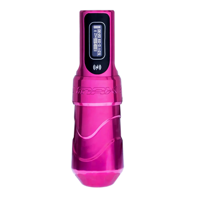 FK Irons Flux Max Bubblegum 4.0mm Stroke Çift Bataryalı Kablosuz Dövme Makinesi