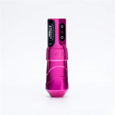FK Irons Flux Max Bubblegum 3.2mm Stroke Tek Bataryalı Kablosuz Dövme Makinesi - Pembe