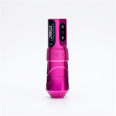 FK Irons Flux Max Bubblegum 4.5mm Stroke Tek Bataryalı Kablosuz Dövme Makinesi - Pembe