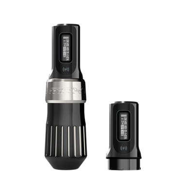 FK Irons Flux Max The Fourth Collection Dark Edition 4.0mm Çift Bataryalı Kablosuz Dövme Makinesi - Siyah