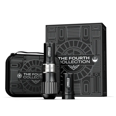 FK Irons Flux Max The Fourth Collection Dark Edition 4.0mm Çift Bataryalı Kablosuz Dövme Makinesi - Siyah