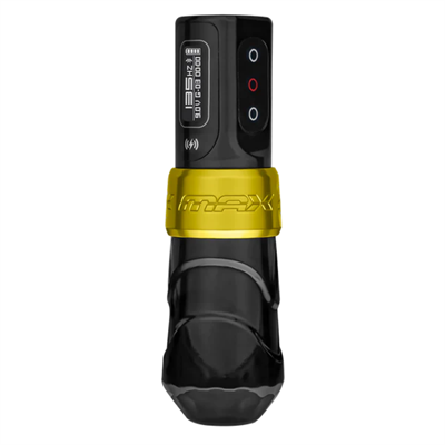 FK Irons Flux Max Gold Stealth 3.2mm Stroke Çift Bataryalı Kablosuz Dövme Makinesi - Gold