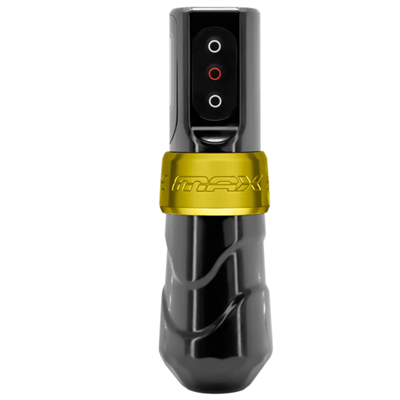 FK Irons Flux Max Gold Stealth 3.2mm Stroke Çift Bataryalı Kablosuz Dövme Makinesi - Gold