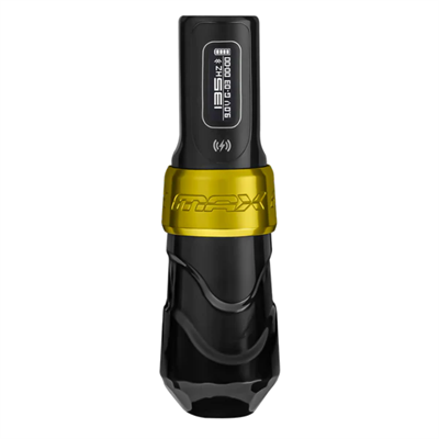 FK Irons Flux Max Gold Stealth 4.5mm Stroke Çift Bataryalı Kablosuz Dövme Makinesi - Gold