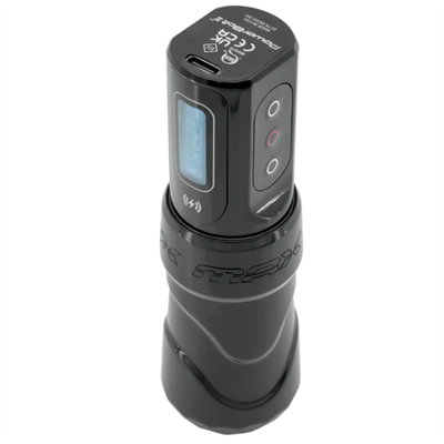 FK Irons Flux Max Stealth 3.2mm Stroke Tek Bataryalı Kablosuz Dövme Makinesi - Siyah