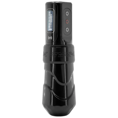 FK Irons Flux Max Stealth 4.5mm Stroke Çift Bataryalı Kablosuz Dövme Makinesi - Siyah