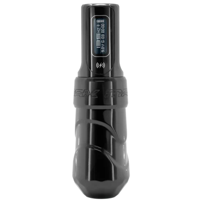 FK Irons Flux Max Stealth 4.0mm Stroke Çift Bataryalı Kablosuz Dövme Makinesi - Siyah