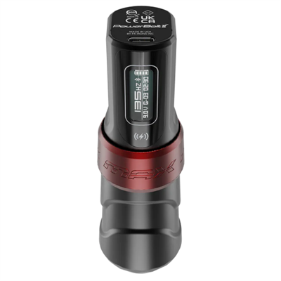 FK Irons Flux Max Yomico 3.2mm Stroke Çift Bataryalı Kablosuz Dövme Makinesi - Yomico Edition