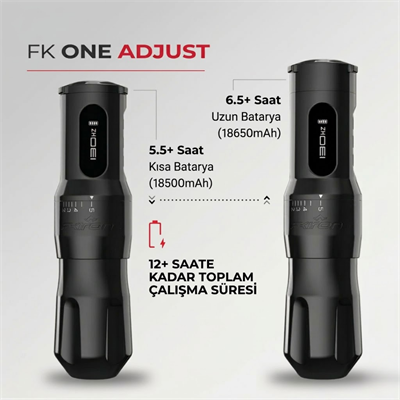 FK Irons ONE Adjust Kablosuz Ayarlanabilir Stroke Dövme Makinesi 2.0-5.0 mm