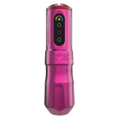 FK Irons One Bubblegum 4.0mm Stroke Kablosuz Dövme Makinesi - Pembe