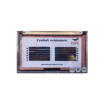 Flat 0.15 D 10mm İpek Kirpik