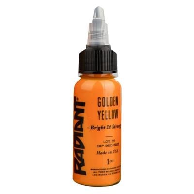Golden Yellow - Radiant Tattoo Dövme Boyası  - 1oz/30ml