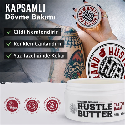 Hustle Butter Deluxe Tattoo Aftercare - 1oz/30ml Dövme Bakım Kremi