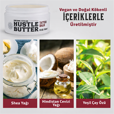 Hustle Butter Deluxe Tattoo Aftercare - 5oz/150ml Dövme Bakım Kremi