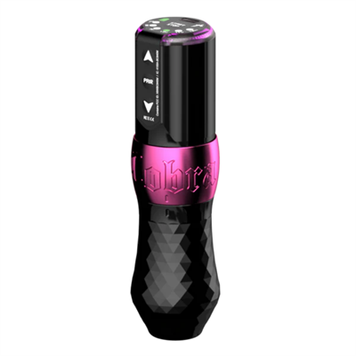 Ink Machines Cobra Kablosuz Dövme Makinesi | Seductive Pink | 37 mm Grip