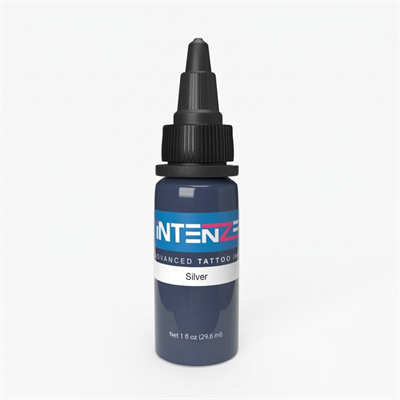Intenze Silver Gümüş Gri Dövme Boyası 1oz - 30ml
