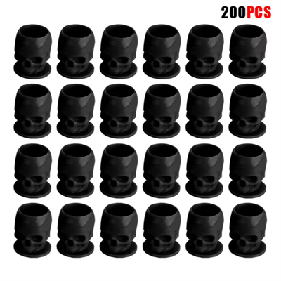 Kuru Kafa Boya Potası Siyah - 17*20 mm 200 Adet