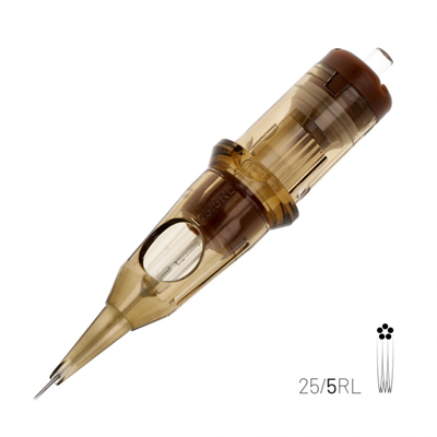 Kwadron 0805 RLLT 5 RL 0.25 mm Round Liner Long Taper Kartuş Dövme İğnesi 20 Adet