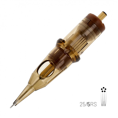Kwadron 0805 RSLT 5 RS 0.25 mm Round Shader Long Taper Kartuş Dövme İğnesi 20 Adet