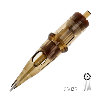 Kwadron 0813 RLLT 13 RL 0.25 mm Round Liner Long Taper Kartuş Dövme İğnesi 20 Adet