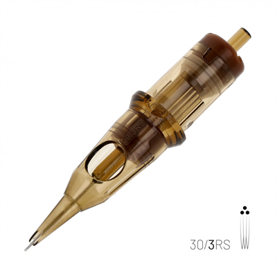 Kwadron 1003 RSLT 3 RS 0.30 mm Round Shader Long Taper Kartuş Dövme İğnesi 20 Adet