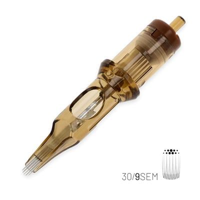 Kwadron 1009 SEMLT 9SEMLT Long Taper Kartuş Dövme İğnesi 20 Adet