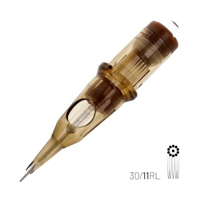 Kwadron 1011 RLLT 11 RL 0.30 mm Round Liner Long Taper Kartuş Dövme İğnesi 20 Adet