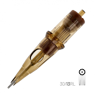 Kwadron 1013 RLLT 13 RL 0.30 mm Round Liner Long Taper Kartuş Dövme İğnesi 20 Adet