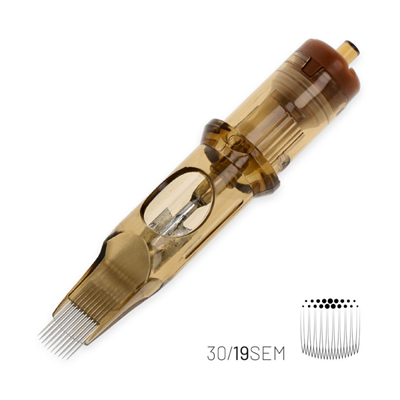 Kwadron 1019 SEMLT 19 SEMLT 0.30 mm Soft Edge Magnum Long Taper Kartuş Dövme İğnesi 20 Adet
