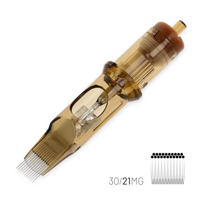 Kwadron 1021 MGLT 21 MGLT 0.30 mm Magnum Long Taper Kartuş Dövme İğnesi 20 Adet