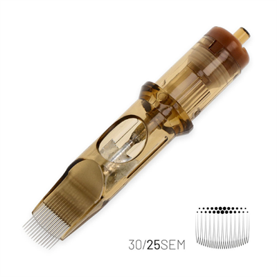 Kwadron 1025 SEMLT 25 SEMLT 0.30 mm Soft Edge Magnum Long Taper Kartuş Dövme İğnesi 20 Adet