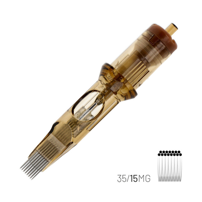 Kwadron 1215 MGLT 15 MGLT 0.35 mm Magnum Long Taper Kartuş Dövme İğnesi 20 Adet