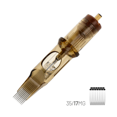 Kwadron 1217 MGLT 17 MGLT 0.35 mm Magnum Long Taper Kartuş Dövme İğnesi 20 Adet