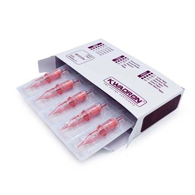 Kwadron PMU Optima 18/1 RLLT Round Liner Long Taper - Kartuş PMU İğnesi