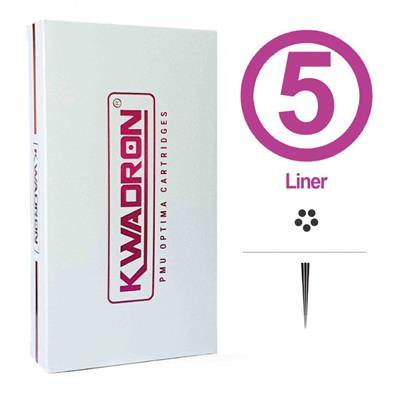 Kwadron PMU Optima 25/5 RLLT Round Liner Long Taper - Kartuş PMU İğnesi