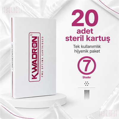 Kwadron PMU Optima 30/7 RSPT Round Shader Point Taper - Kartuş PMU İğnesi
