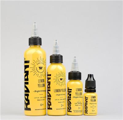 Lemon Yellow - Radiant Tattoo Dövme Boyası  - 1oz/30ml