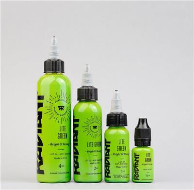 Lite Green - Radiant Tattoo Dövme Boyası  - 1oz/30ml
