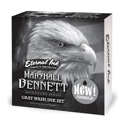 Marshall Bennett Gray Wash 4lü Set - Eternal Ink - 1oz/30ml