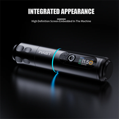 Mast Archer 2 Black Kablosuz Dövme Makinesi | 2000mAh | MCore Fırçasız Motor