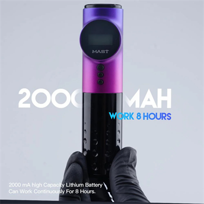 Mast Archer Purple Gradient Kablosuz Dövme Makinesi 3.5 mm Stroke