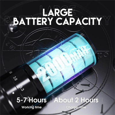 Mast Archer S Green & Black Kablosuz Dövme Makinesi 4.2 mm Stroke