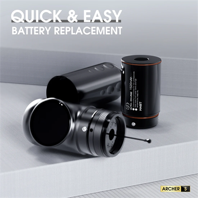 Mast Archer S Grey & Black Kablosuz Dövme Makinesi 4.2 mm Stroke