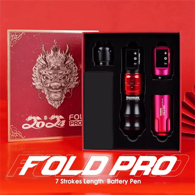 Mast Fold Pro Year Of Dragon Kablosuz Dövme Makinesi Ayarlanabilir Stroke