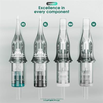 Mast Hyperink 1213 RM-1 13RM Long Taper Kartuş Dövme İğnesi 20 Adet